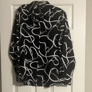Ralph Lauren  Chain Print blouse
